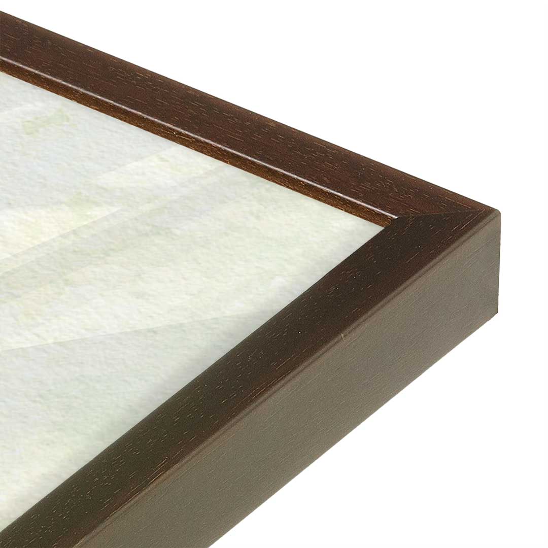 [Color:Belvinder Brown], Picture of art in a Belvinder Brown frame of the corner