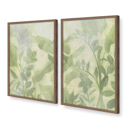 [Color:Walnut], Picture of art in a Walnut frame at an angle