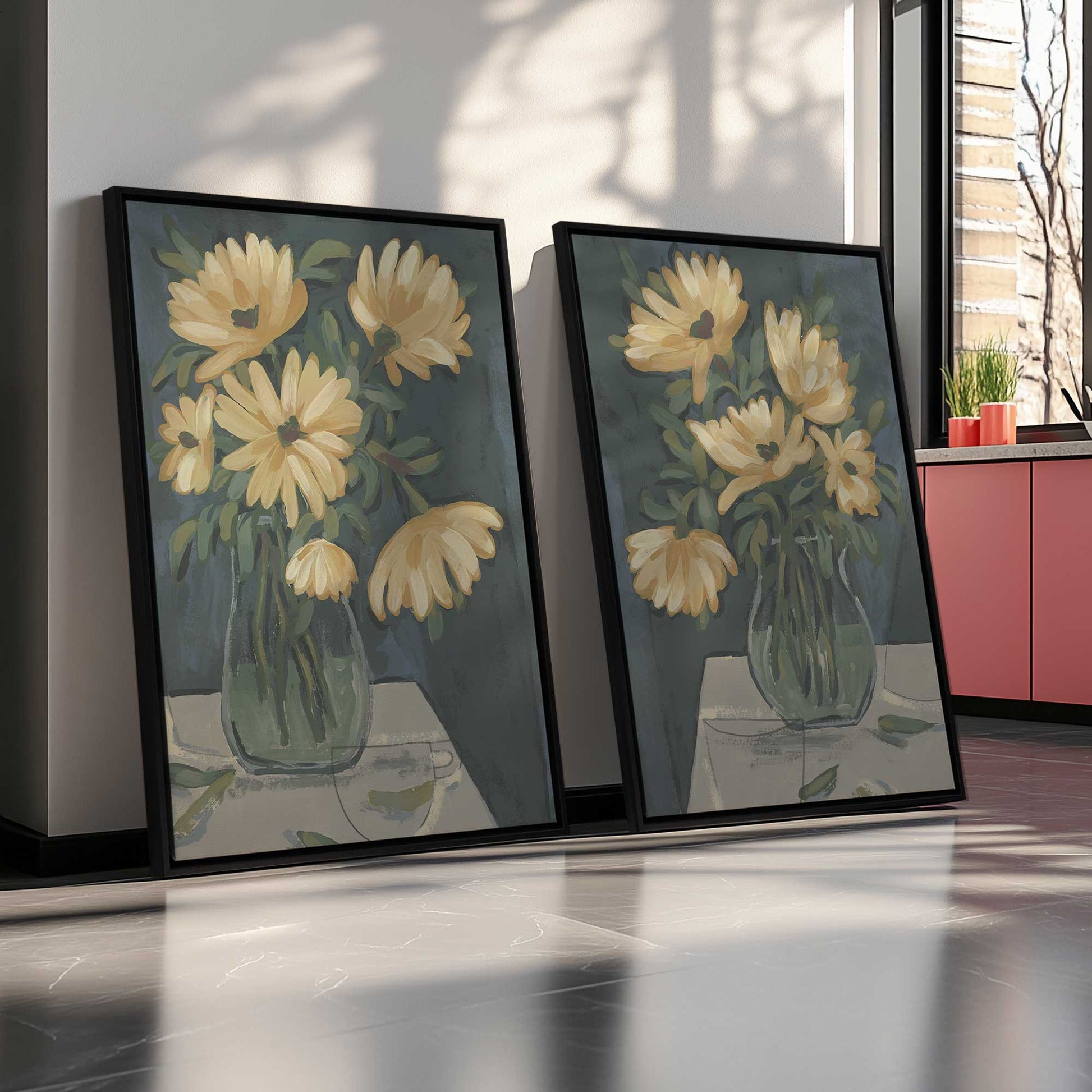 [Color:Walnut], Picture of art in a Walnut frame