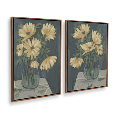 [Color:Walnut], Picture of art in a Walnut frame at an angle