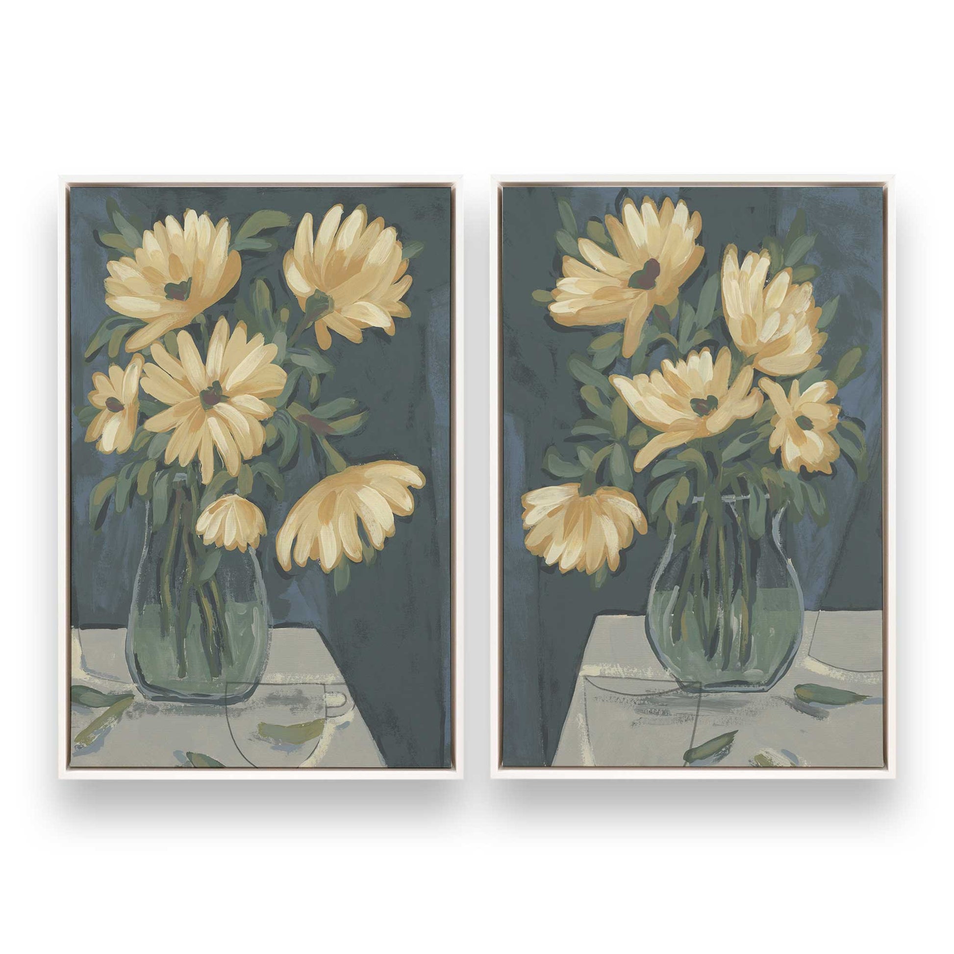 [Color:Opaque White], Picture of art in a White frame