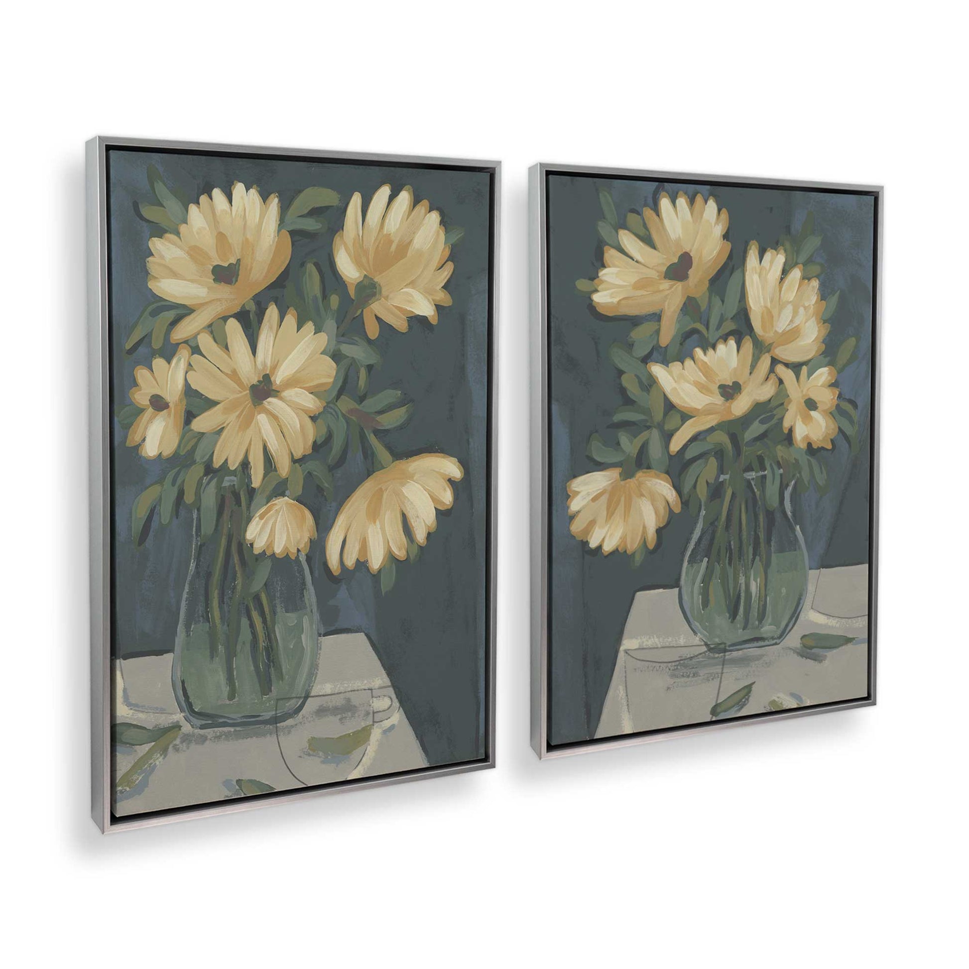 [Color:Polished Chrome], Picture of art in a Polished Chrome frame at an angle