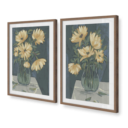 [Color:Walnut], Picture of art in a Walnut frame at an angle