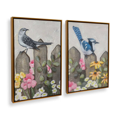 [Color:Polished Gold], Picture of art in a Polished Gold frame at an angle