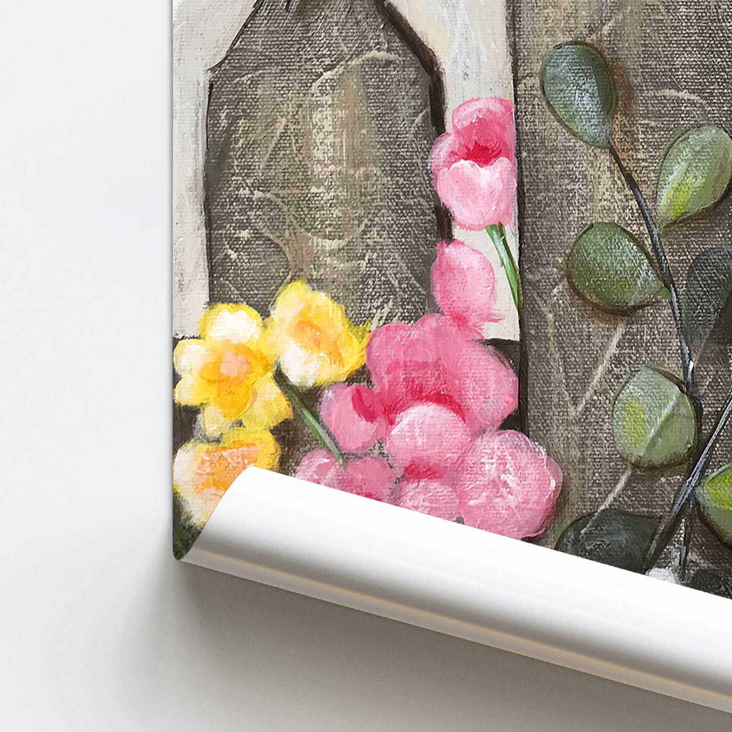 [color:Rolled Print], Picture of close up of art