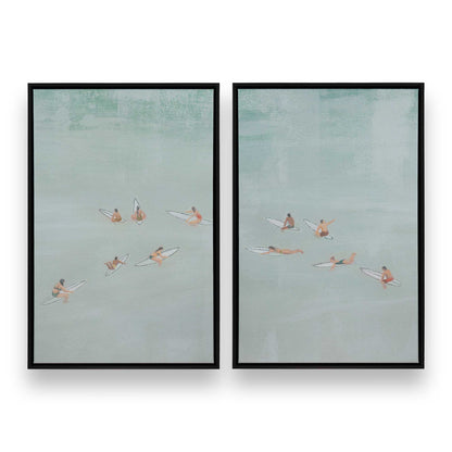 [Color:Satin Black], Picture of art in a Satin Black frame