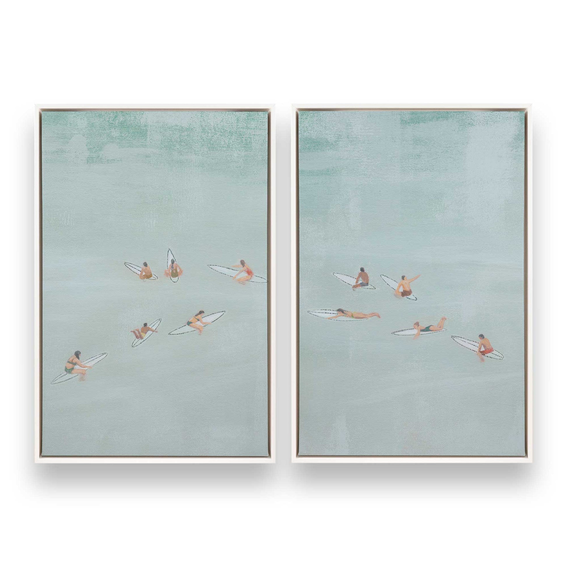 [Color:Opaque White], Picture of art in a White frame