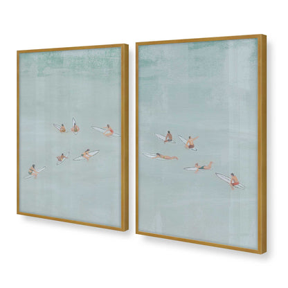 [Color:Polished Gold], Picture of art in a Polished Gold frame at an angle