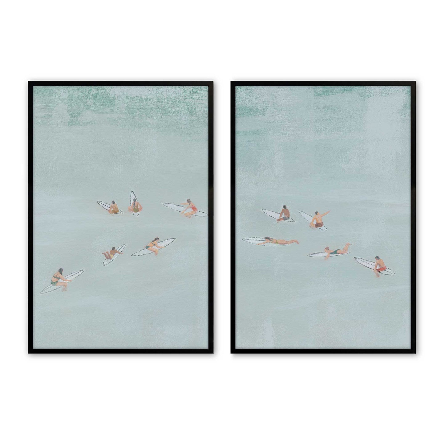 [Color:Satin Black], Picture of art in a Satin Black frame