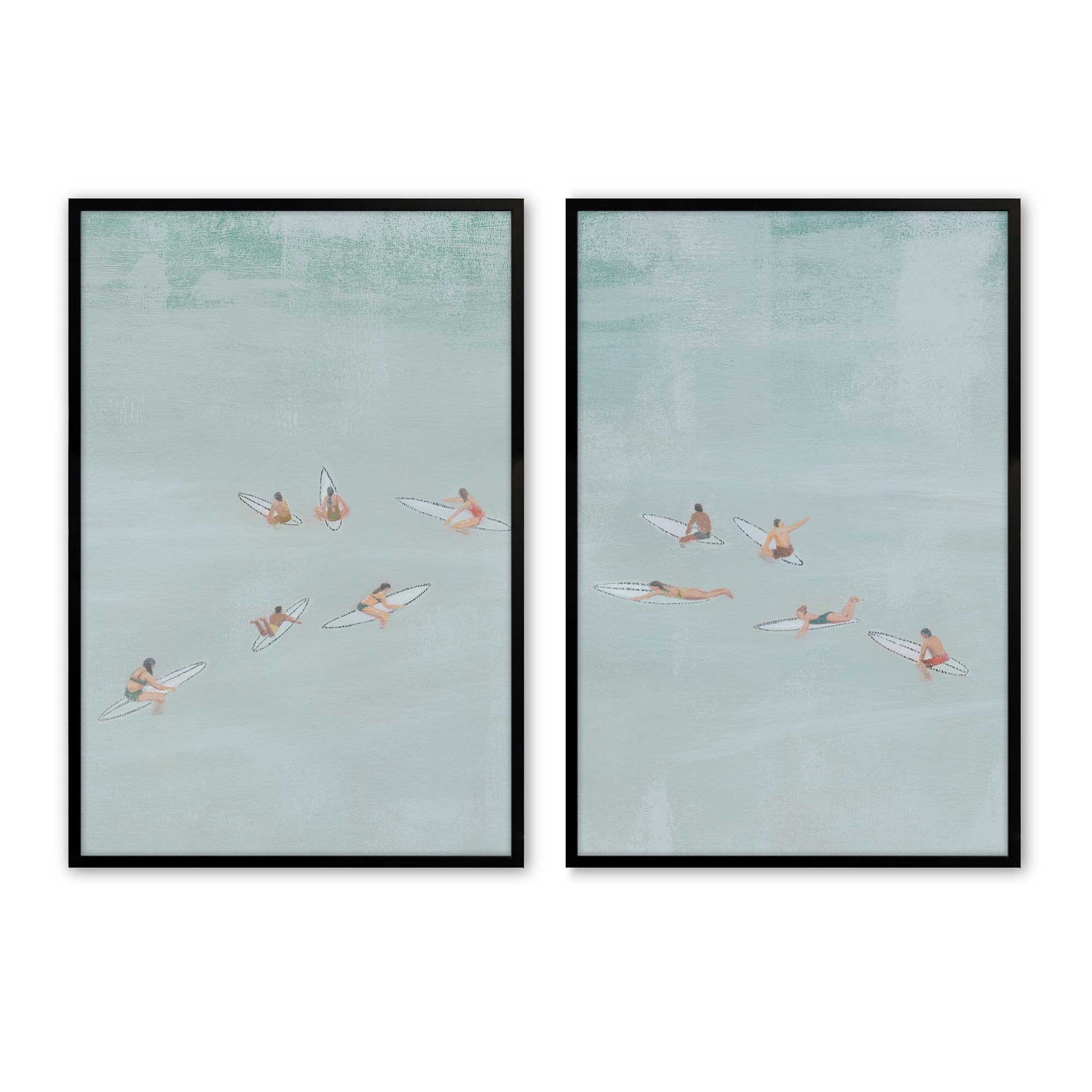[Color:Satin Black], Picture of art in a Satin Black frame