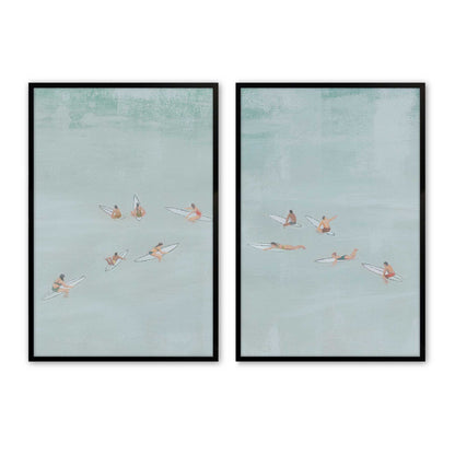 [Color:Satin Black], Picture of art in a Satin Black frame