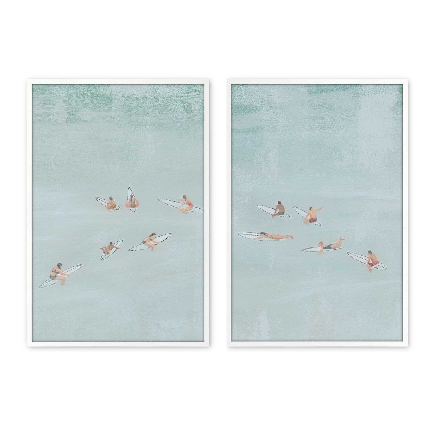 [Color:Opaque White], Picture of art in a Opaque White frame
