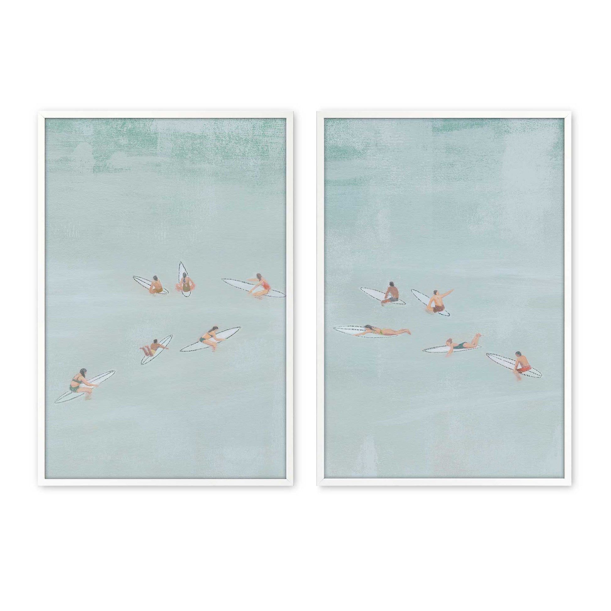 [Color:Opaque White], Picture of art in a Opaque White frame
