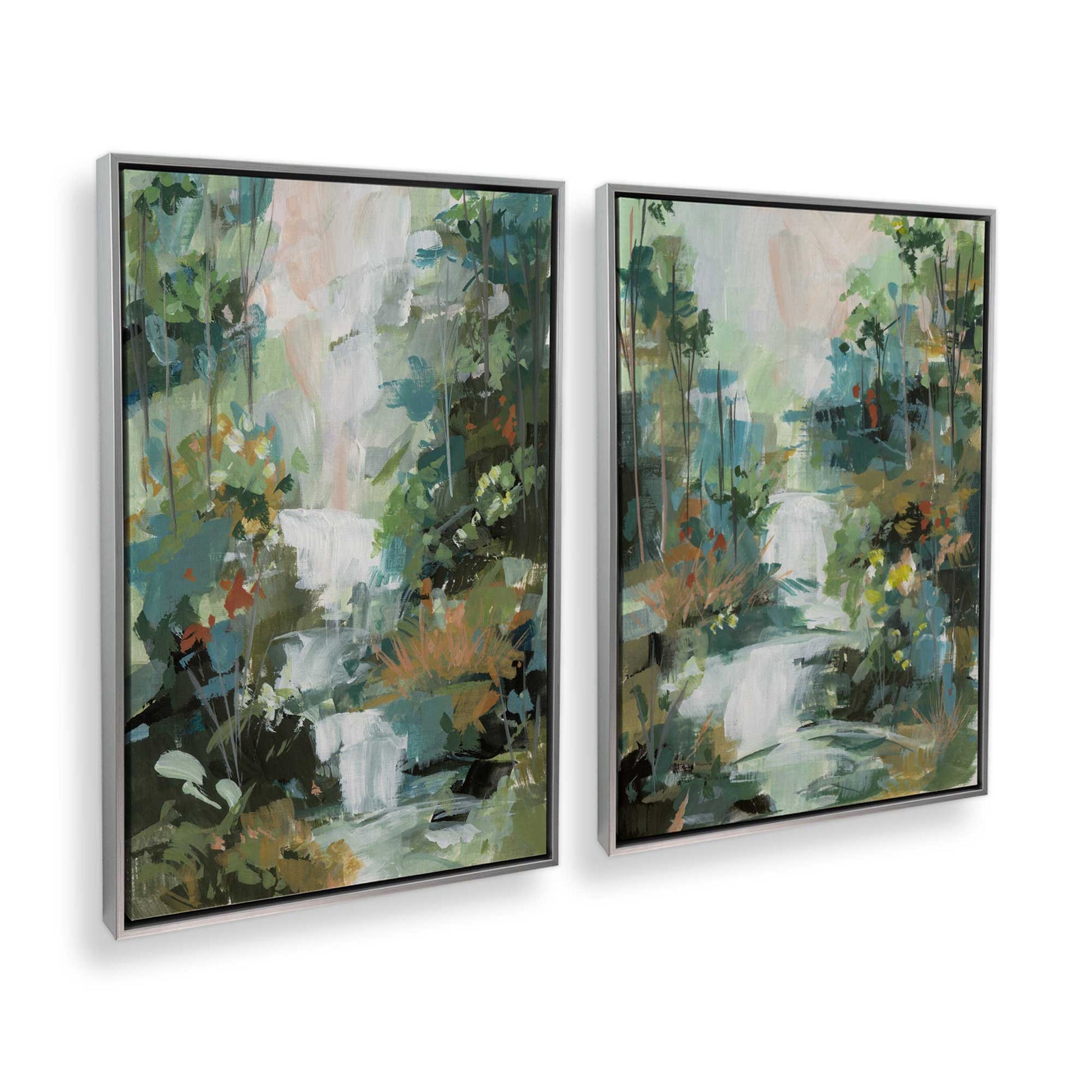 [Color:Polished Chrome], Picture of art in a Polished Chrome frame at an angle