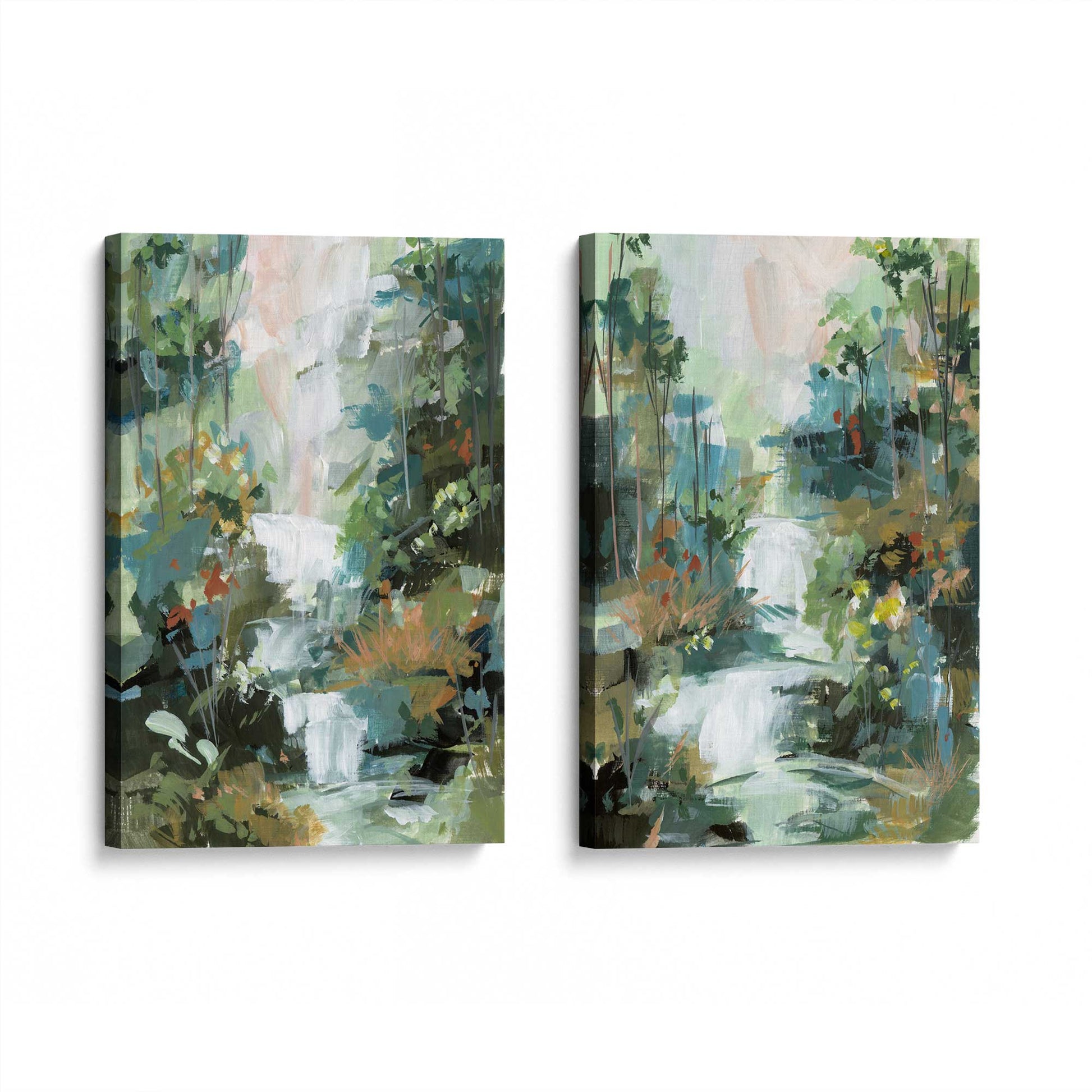 [Color:Stretched Canvas], Picture of art at an angle