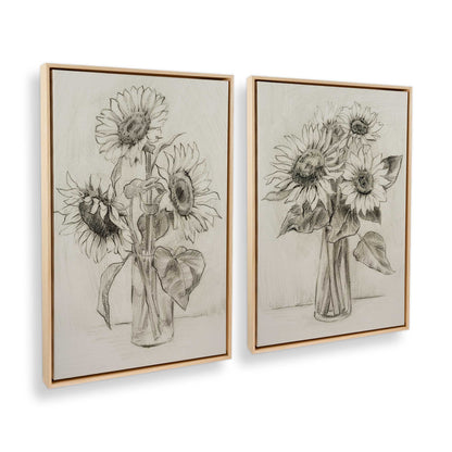[Color:American Maple], Picture of art in a American Maple frame at an angle