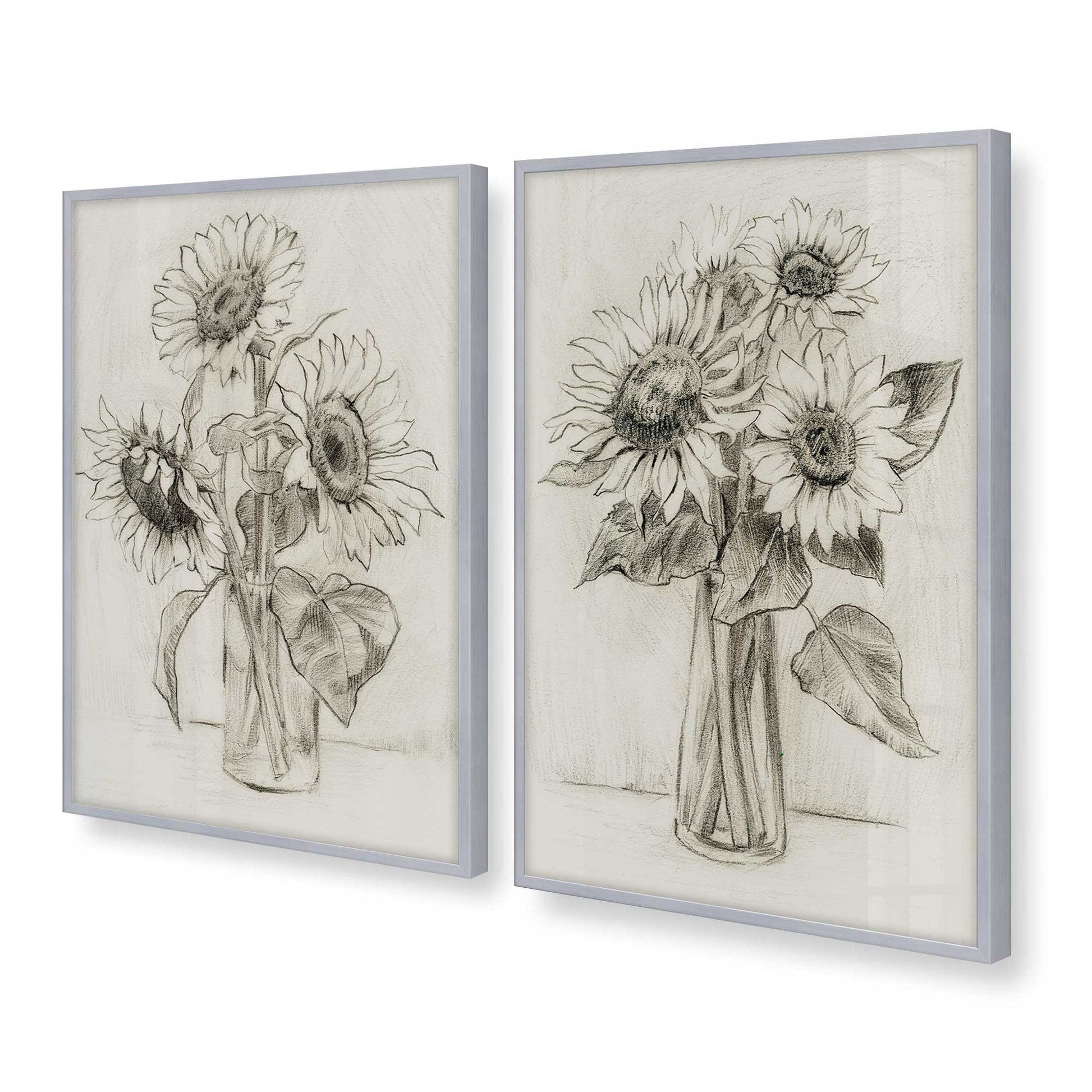 [Color:Polished Chrome], Picture of art in a Polished Chrome frame at an angle