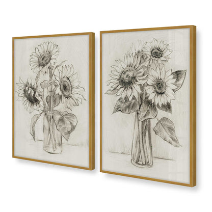 [Color:Polished Gold], Picture of art in a Polished Gold frame at an angle