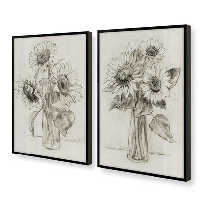 [Color:Satin Black], Picture of art in a Satin Black frame at an angle