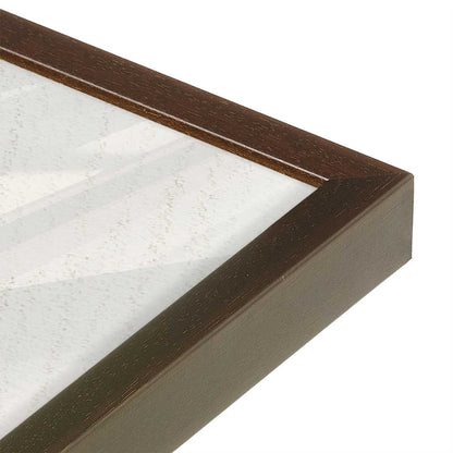 [Color:Belvinder Brown], Picture of art in a Belvinder Brown frame of the corner