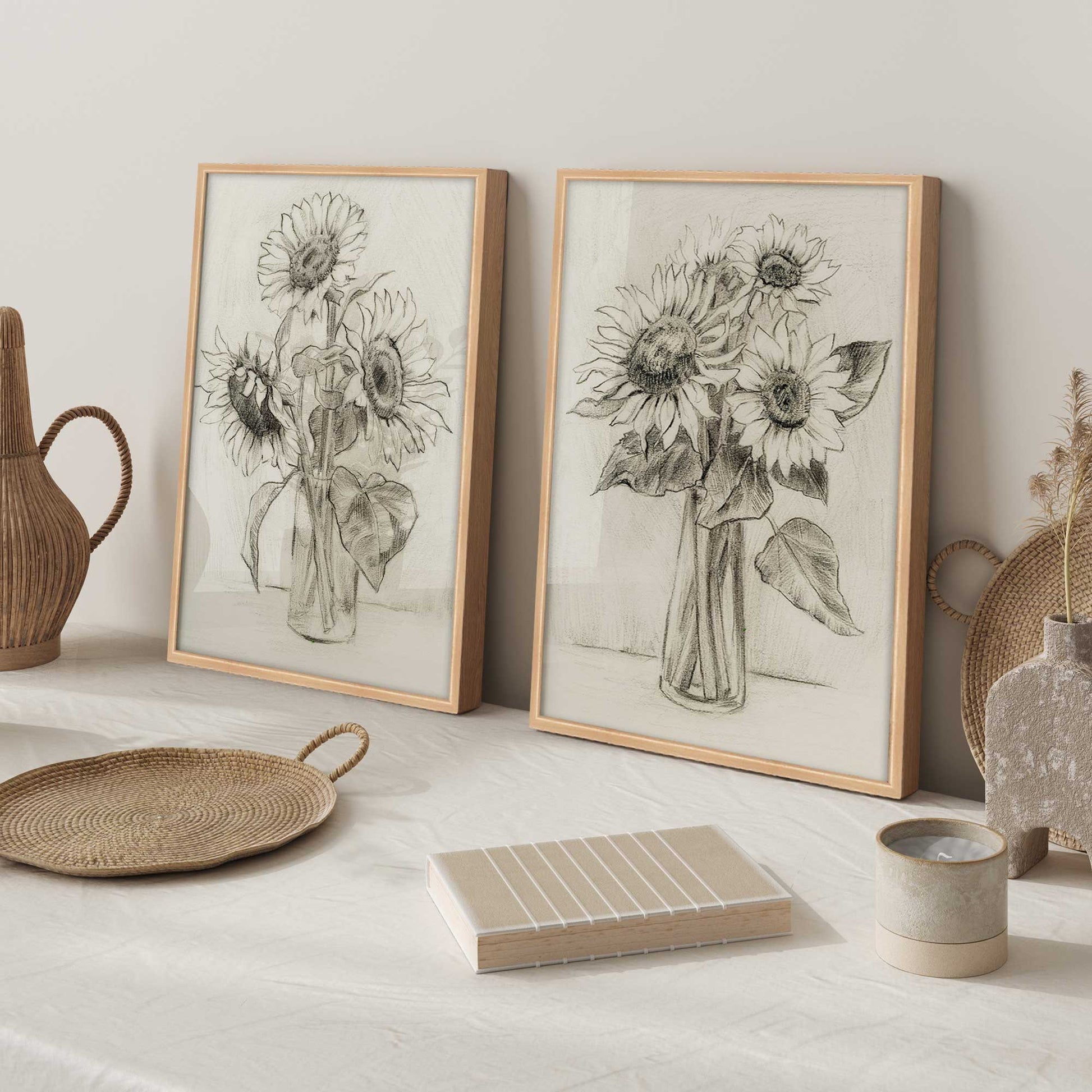 [Color:American Maple], Picture of art in a American Maple frame