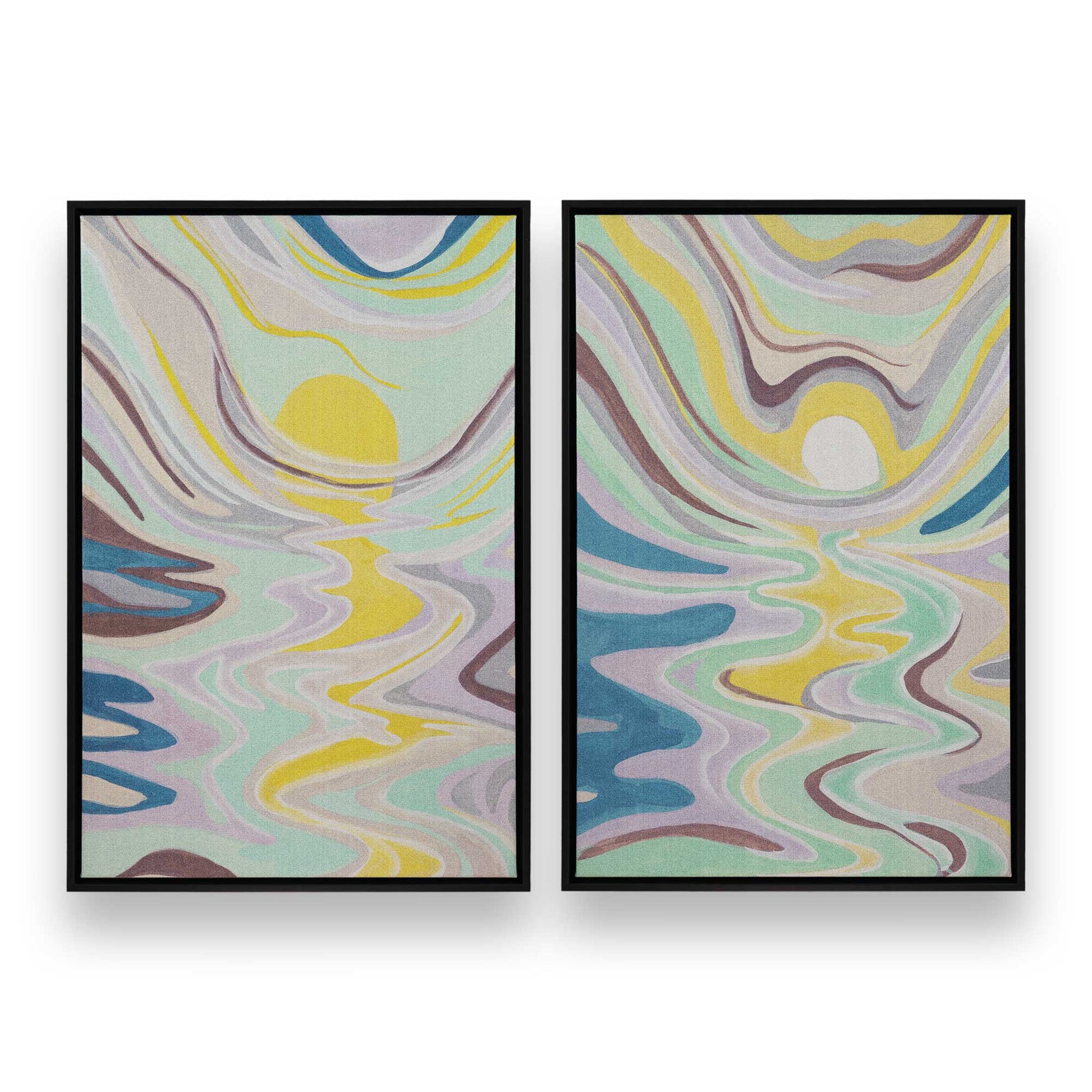 [Color:Satin Black], Picture of art in a Satin Black frame
