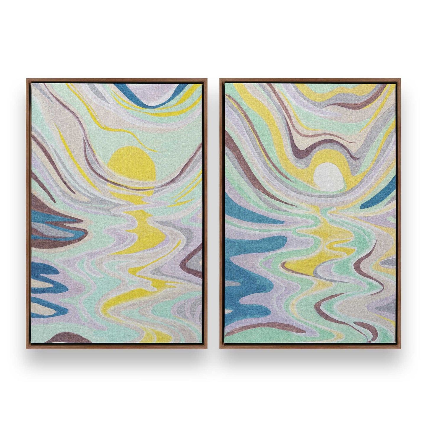 [Color:Walnut], Picture of art in a Walnut frame