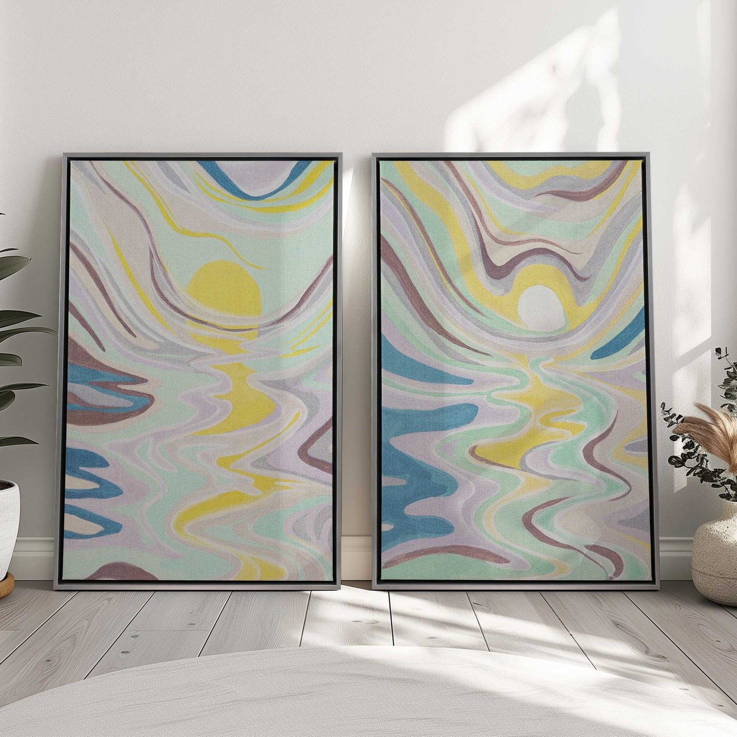 [Color:Walnut], Picture of art in a Walnut frame
