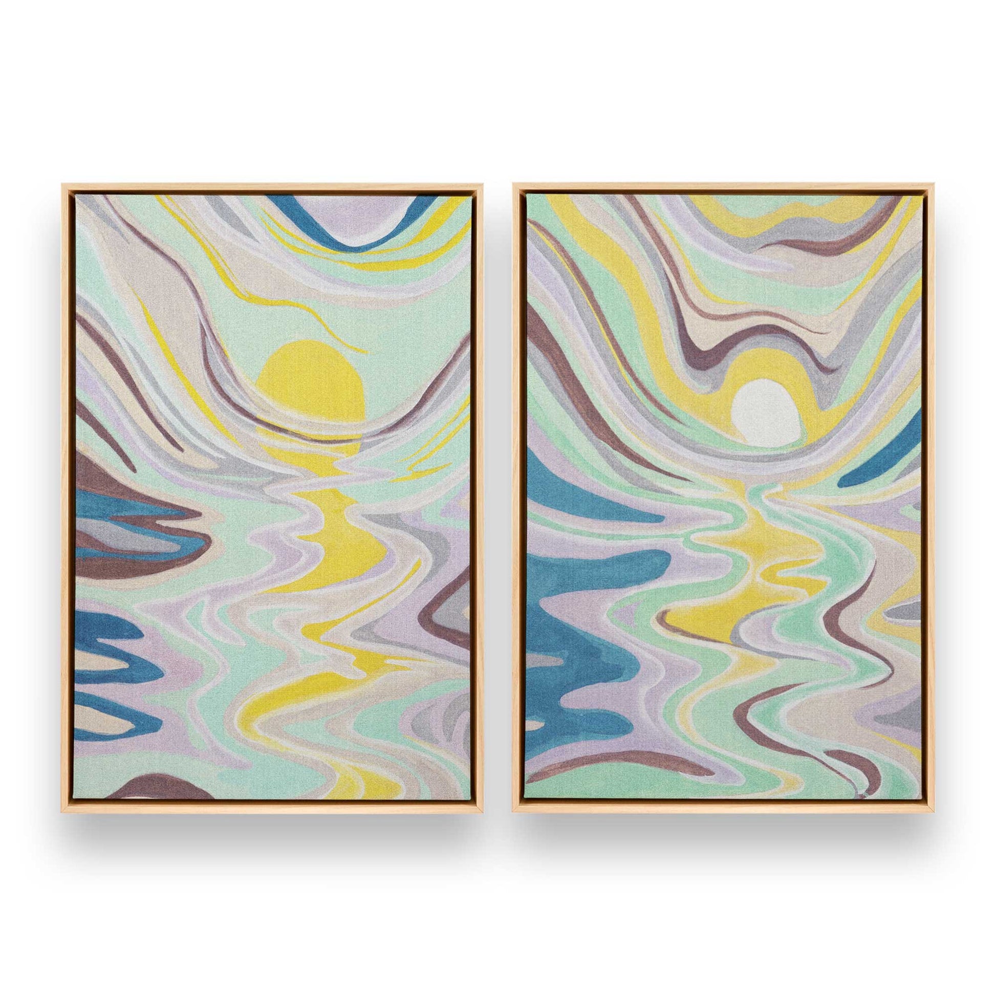 [Color:American Maple], Picture of art in a American Maple frame