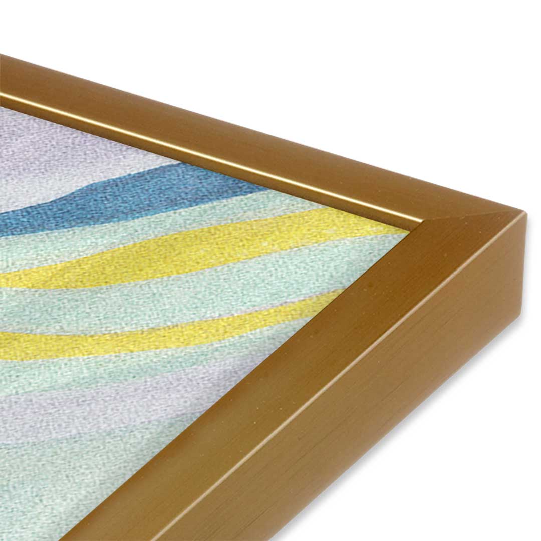 [Color:Polished Gold], Picture of art in a Polished Gold frame of the corner