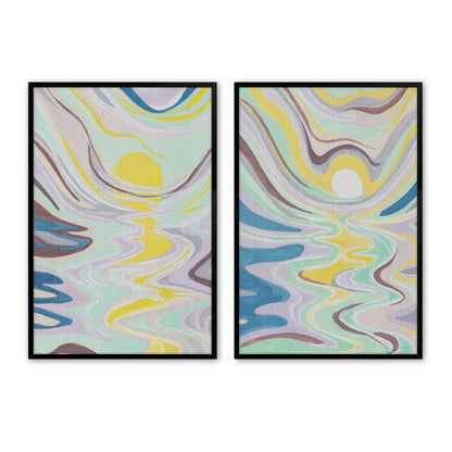 [Color:Satin Black], Picture of art in a Satin Black frame