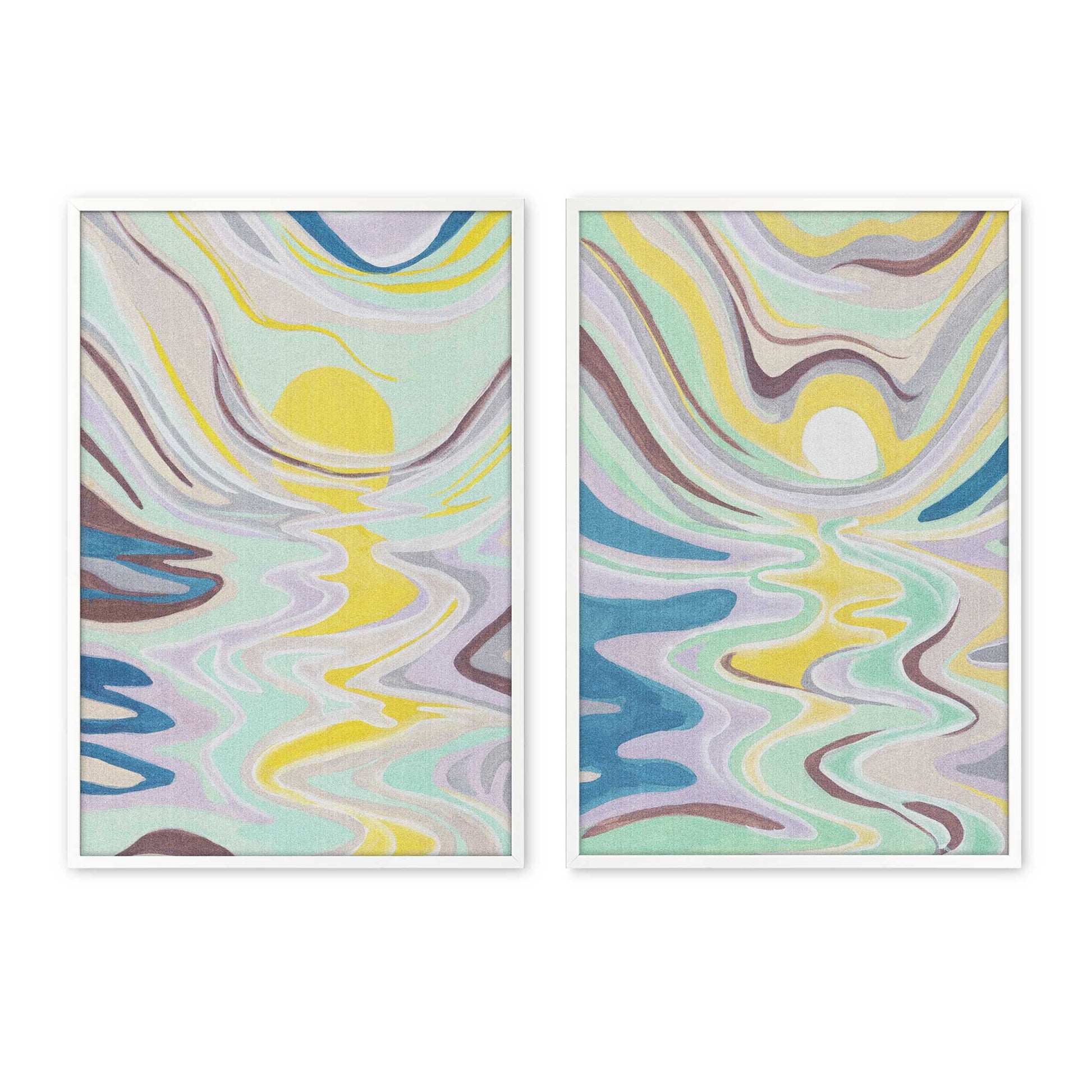 [Color:Opaque White], Picture of art in a Opaque White frame