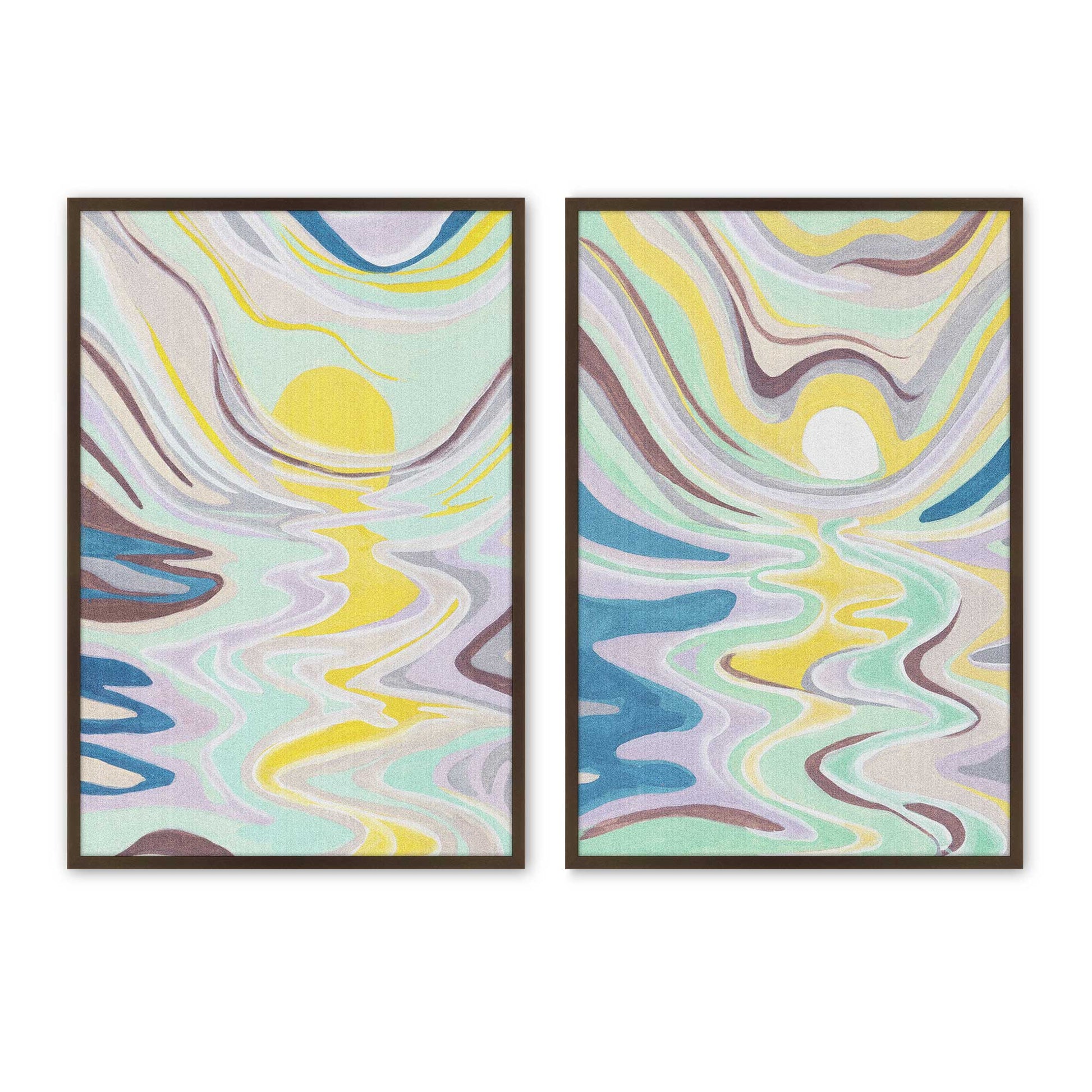[Color:Belvinder Brown], Picture of art in a Belvinder Brown frame