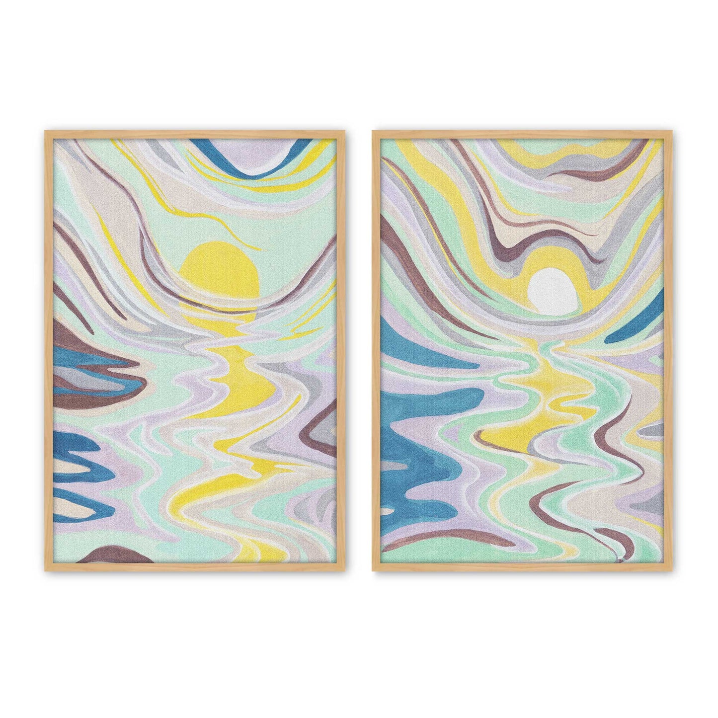 [Color:American Maple], Picture of art in a American Maple frame