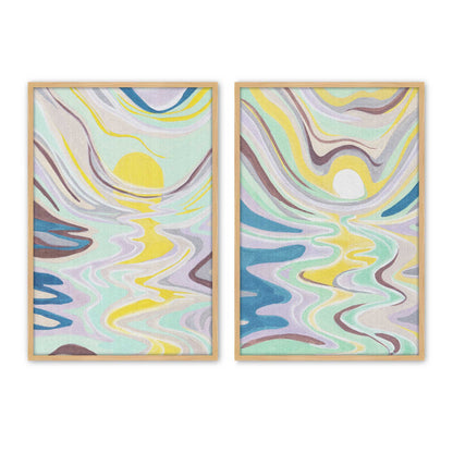 [Color:American Maple], Picture of art in a American Maple frame