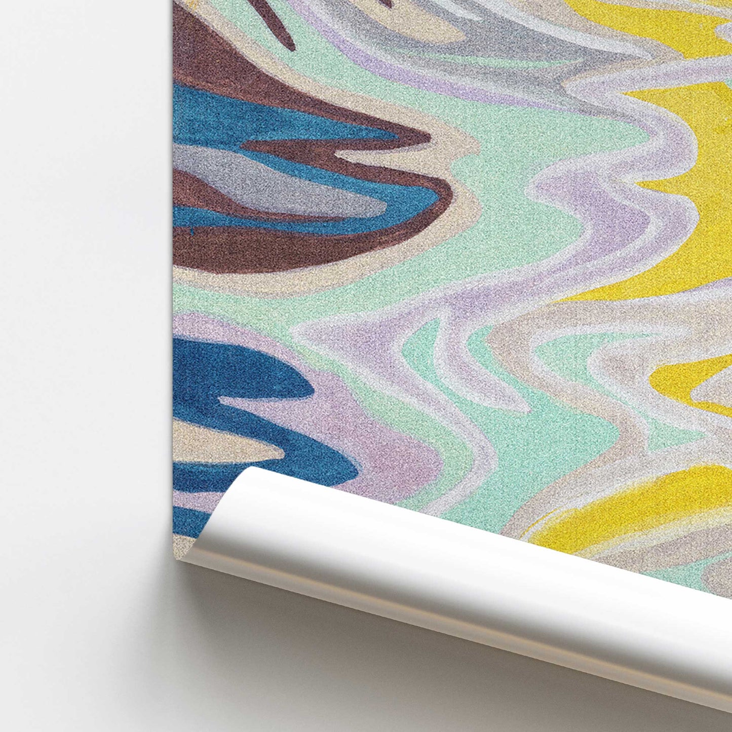 [color:Rolled Print], Picture of close up of art
