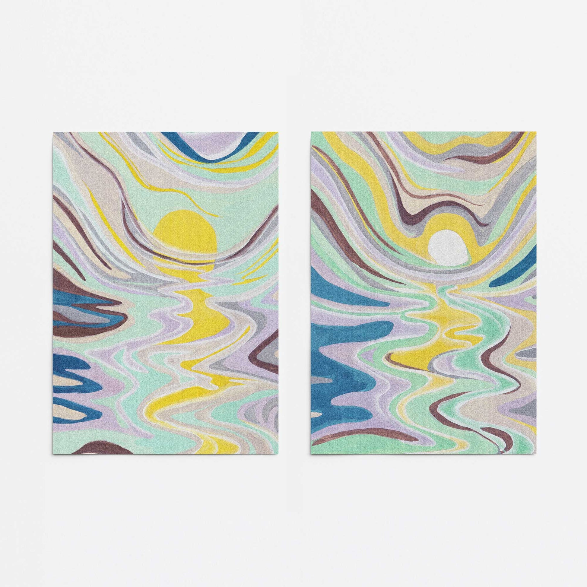 [color:Rolled Print], Picture of close up of art