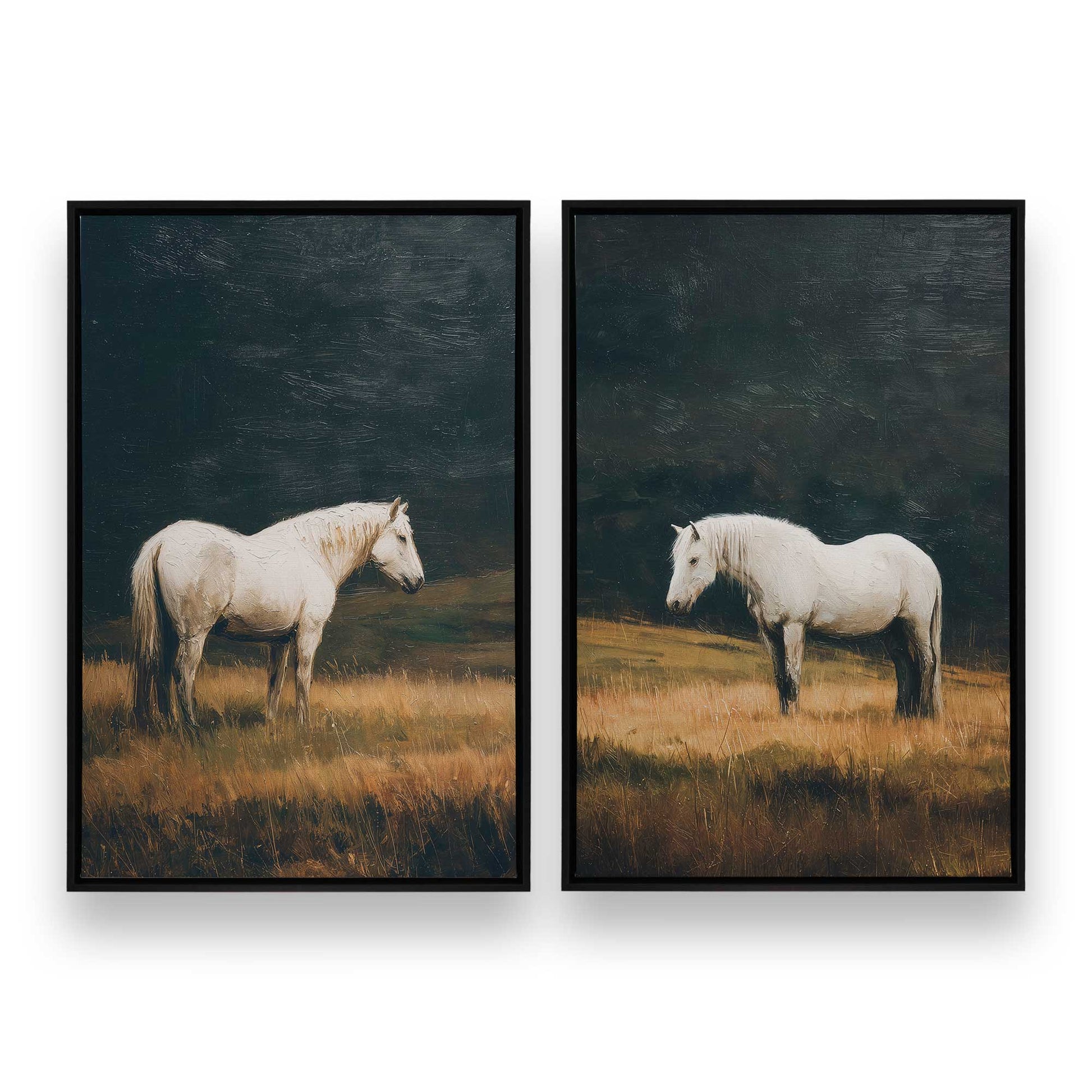 [Color:Satin Black], Picture of art in a Satin Black frame