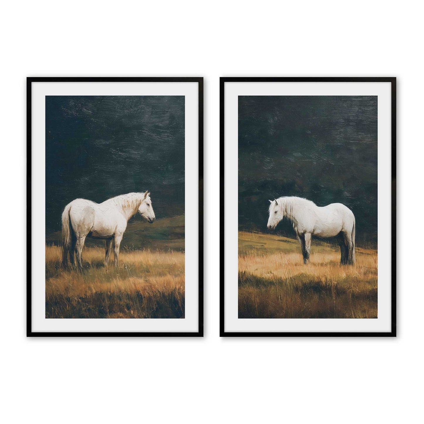 [Color:Satin Black], Picture of art in a Satin Black frame
