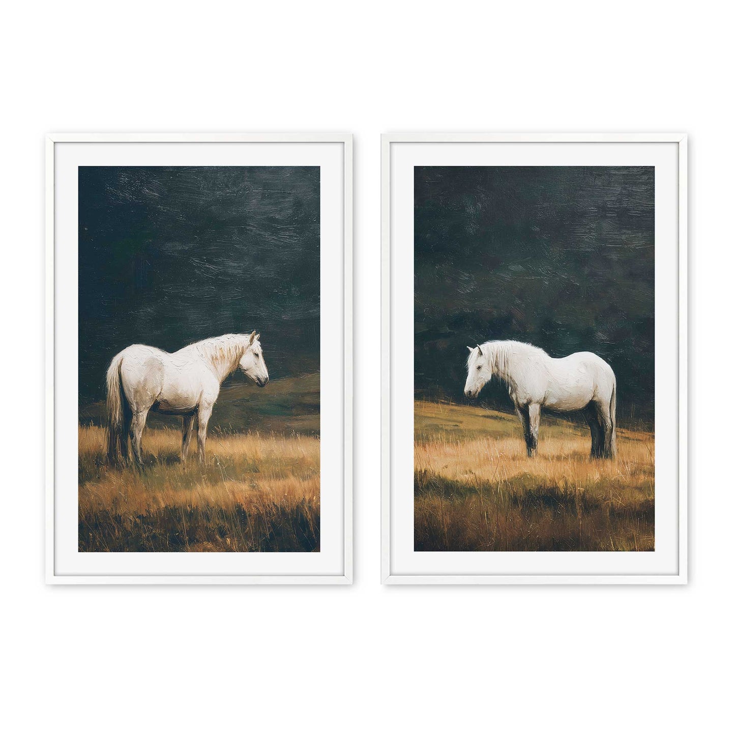 [Color:Opaque White], Picture of art in a Opaque White frame