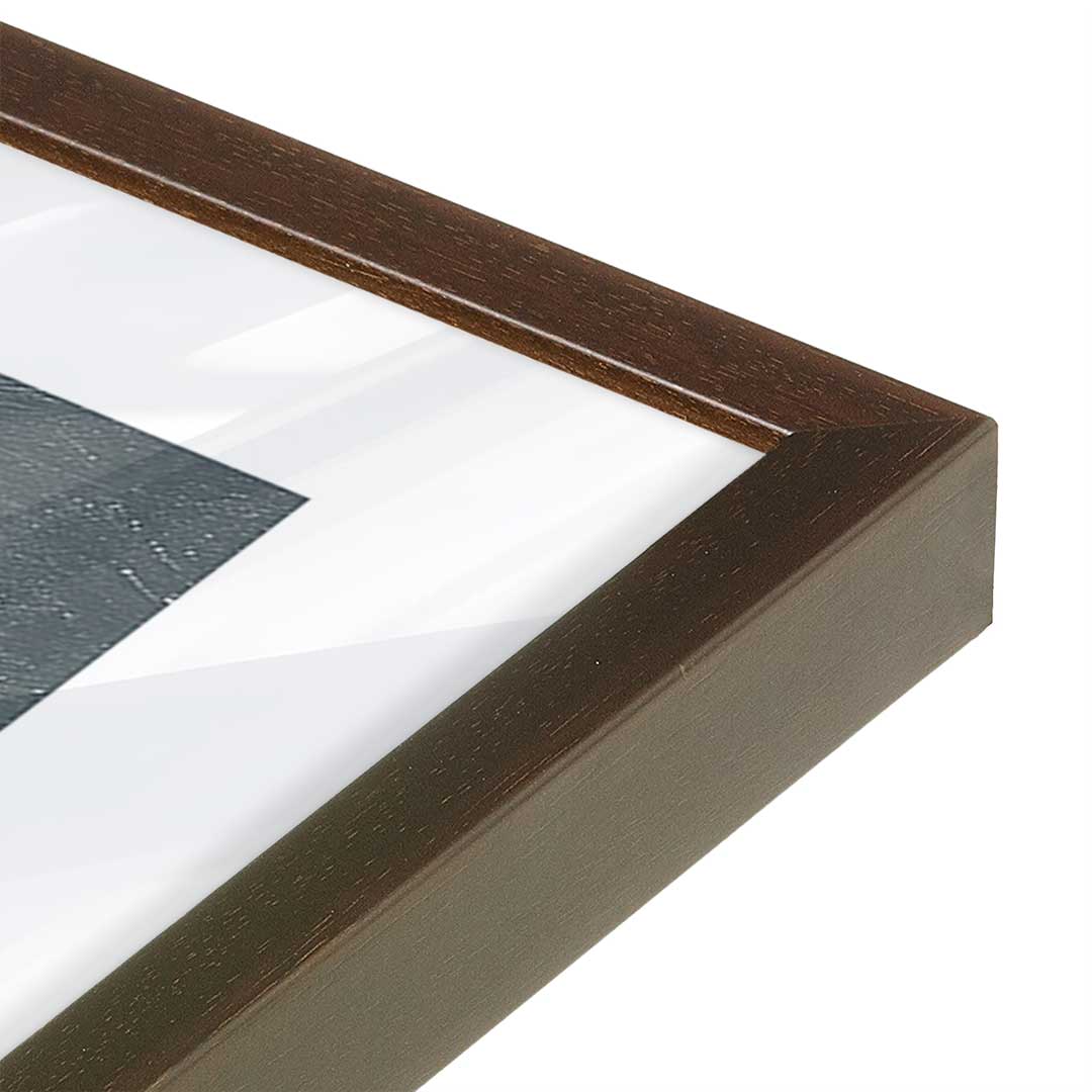 [Color:Belvinder Brown], Picture of art in a Belvinder Brown frame of the corner