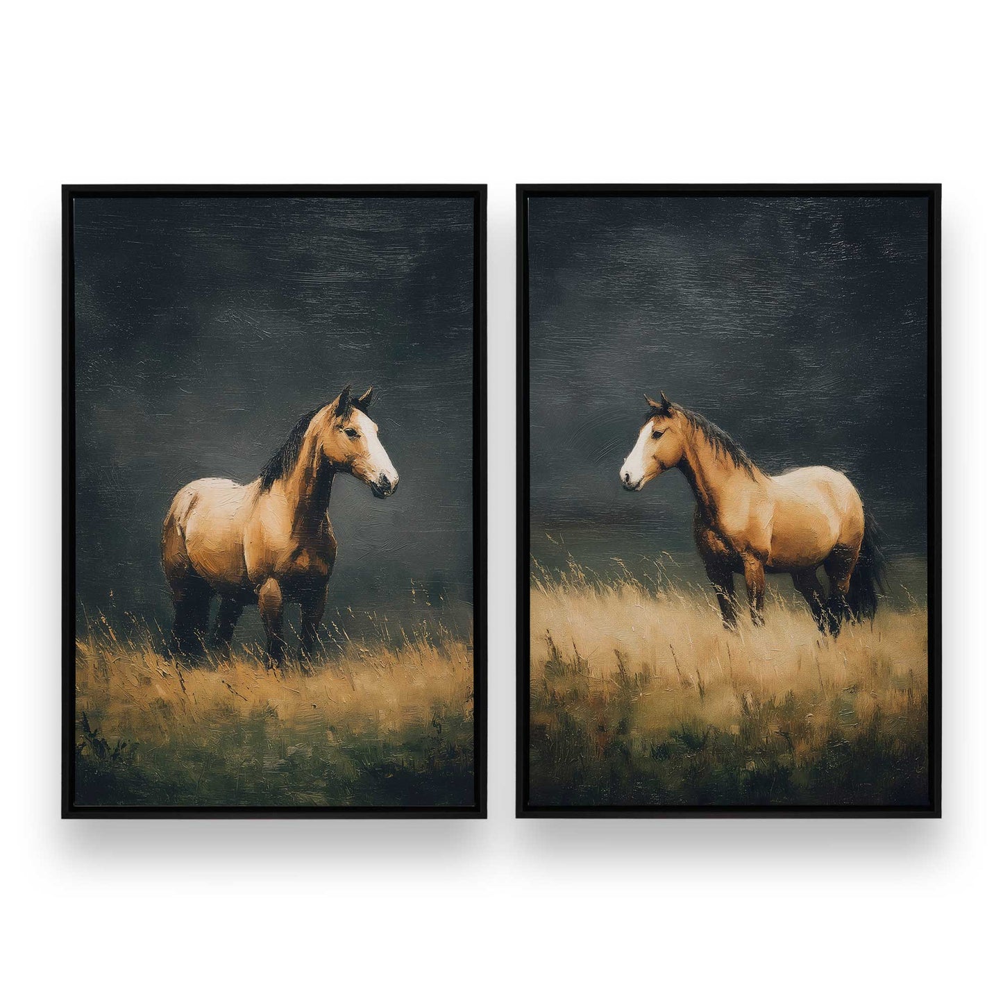 [Color:Satin Black], Picture of art in a Satin Black frame