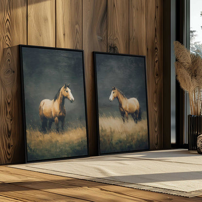 [Color:Satin Black], Picture of art in a Satin Black frame
