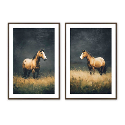 [Color:Belvinder Brown], Picture of art in a Belvinder Brown frame