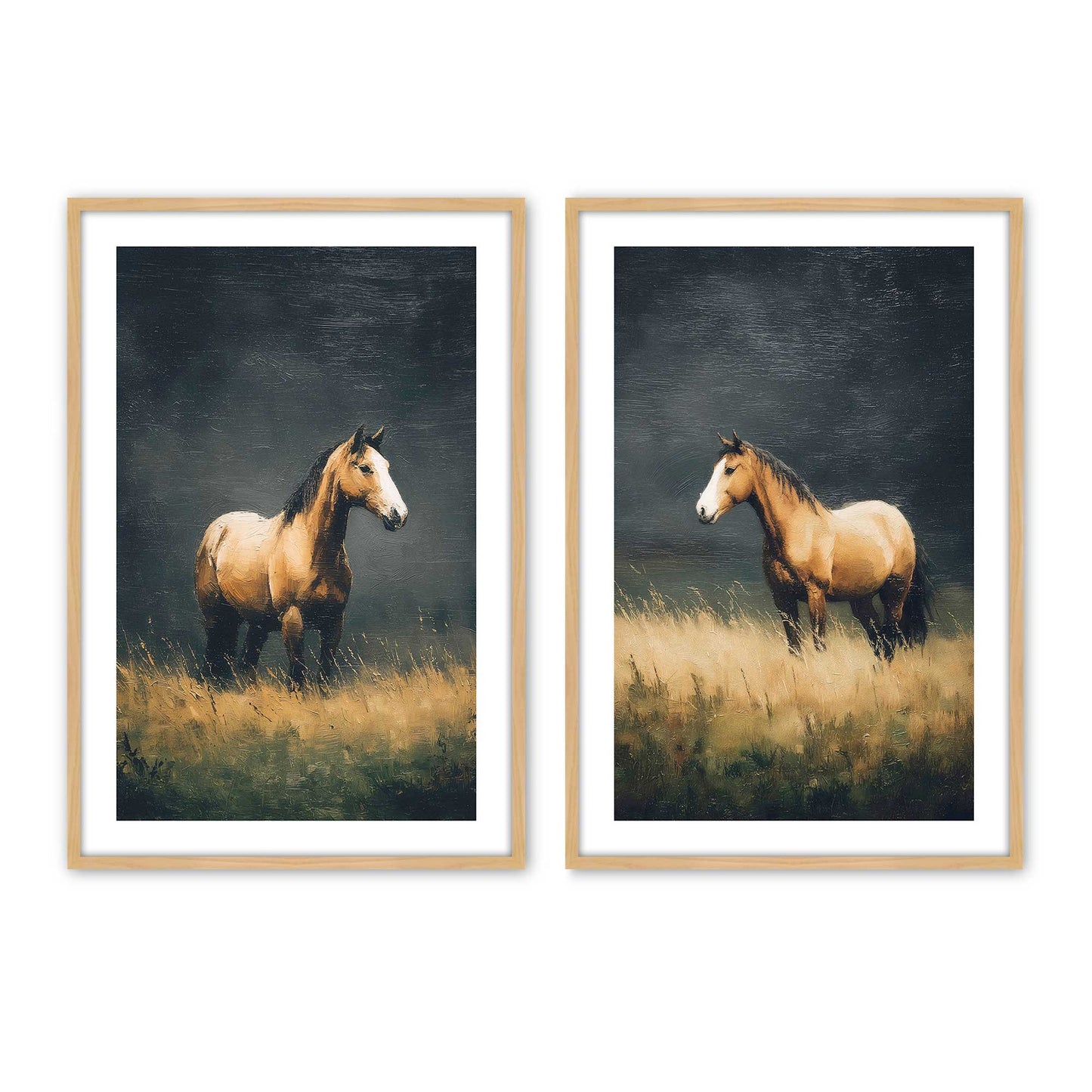 [Color:American Maple], Picture of art in a American Maple frame