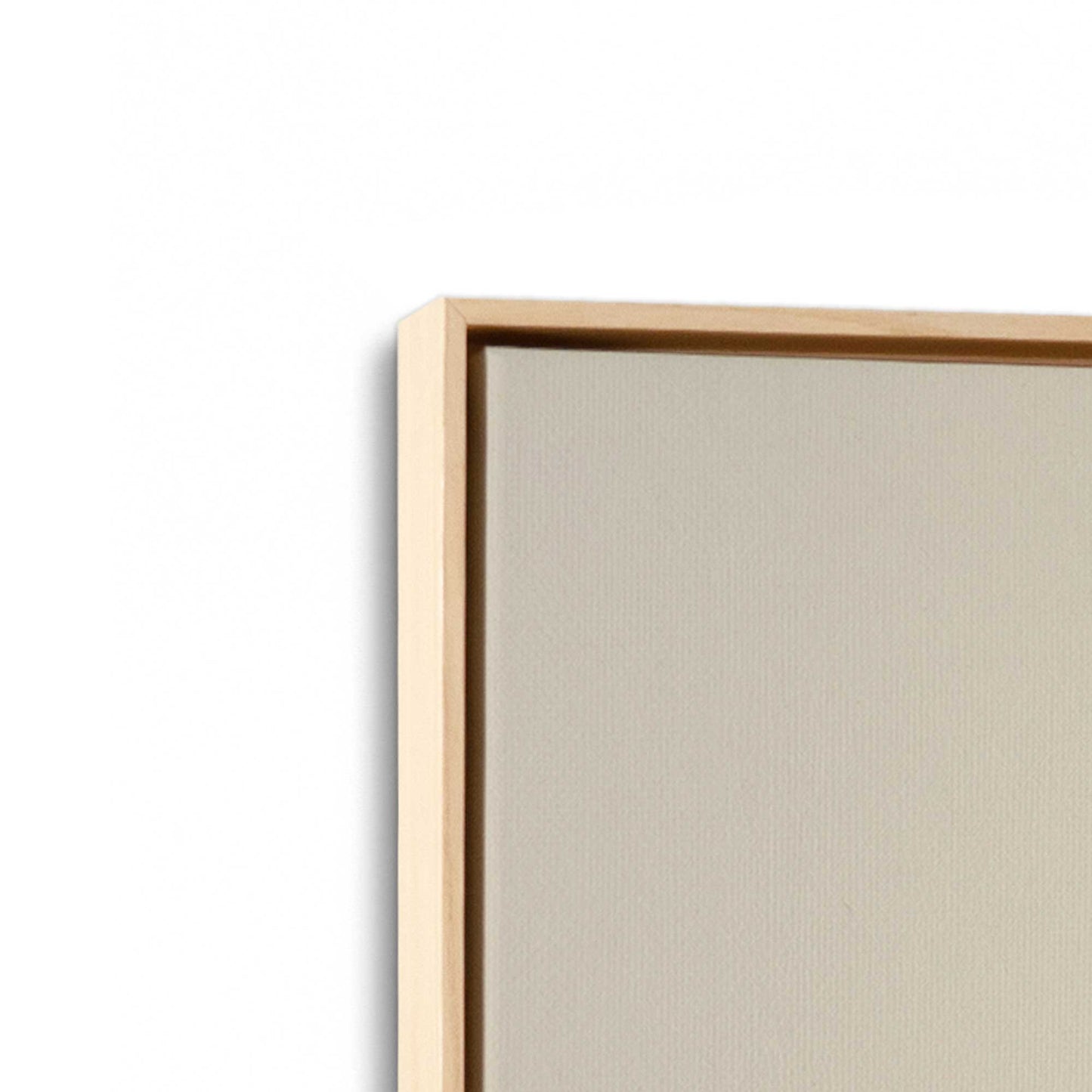 [Color:American Maple], Picture of art in an American Maple frame at an angle