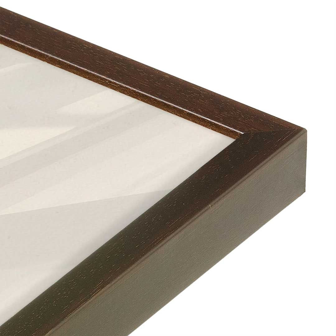 [Color:Belvinder Brown], Picture of art in a Belvinder Brown frame of the corner