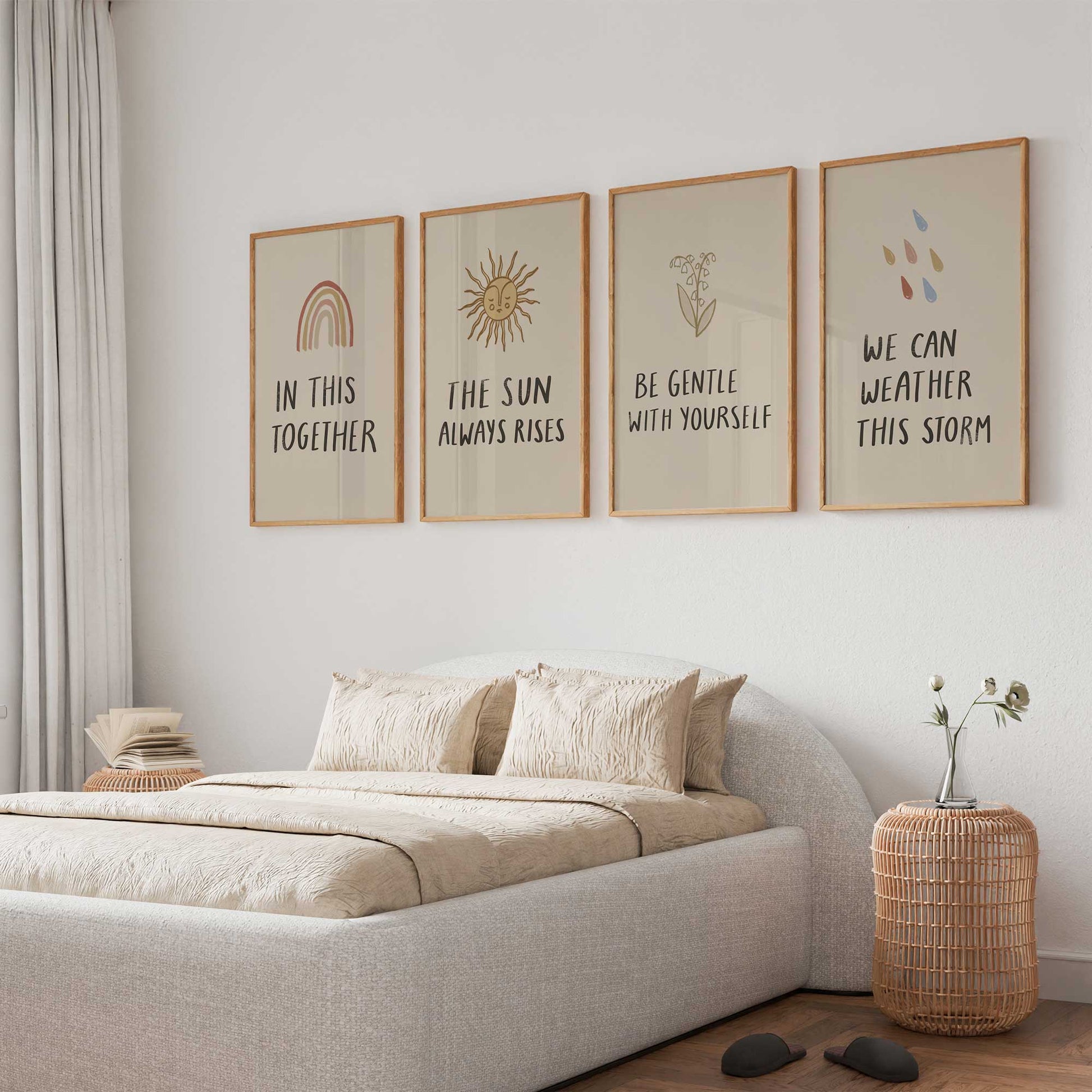 [Color:Satin Black], Picture of art in a Satin Black frame