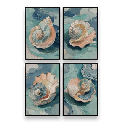 [Color:Satin Black], Picture of art in a Satin Black frame