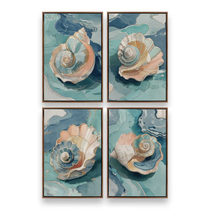 [Color:Walnut], Picture of art in a Walnut frame